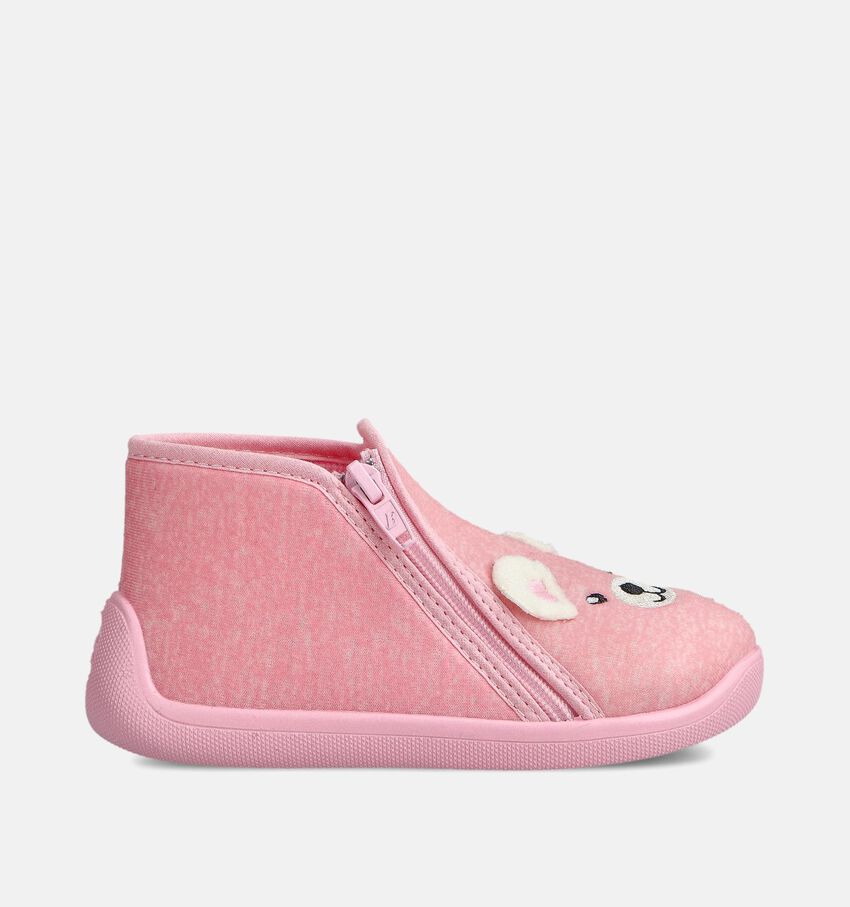 Milo & Mila Bear Roze Pantoffels