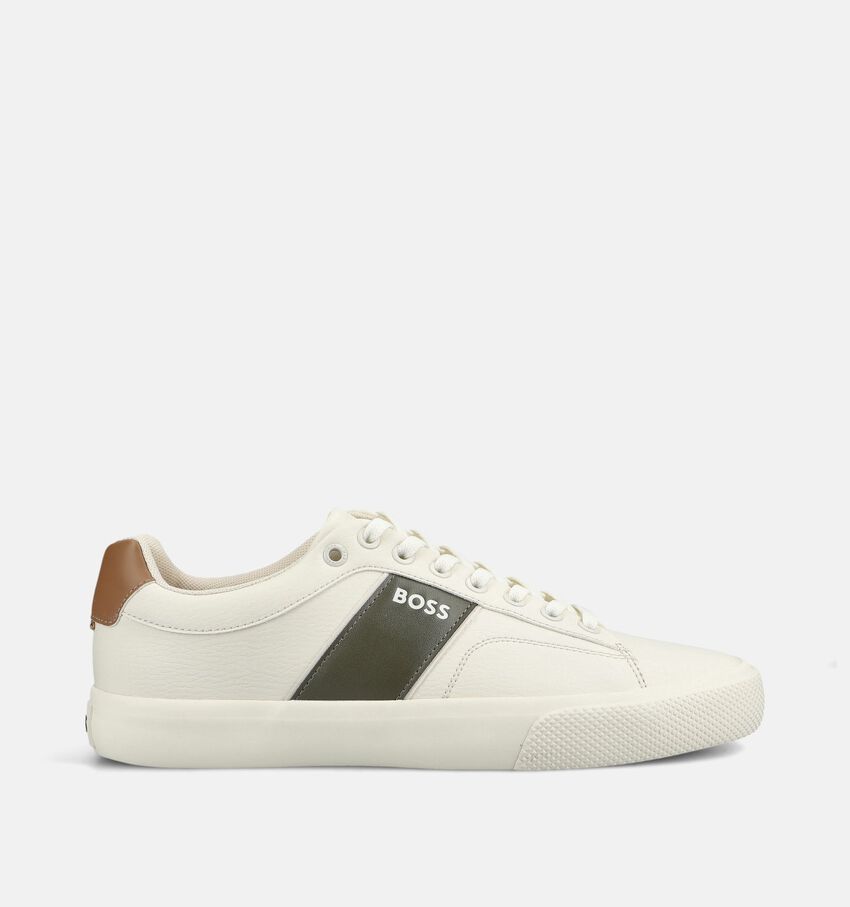 BOSS Aiden Tenn Witte Sneakers
