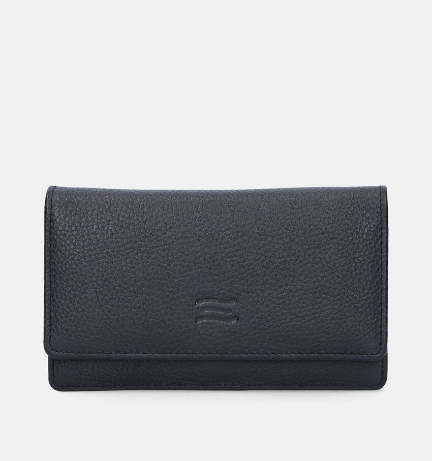 Crinkles Zwarte Portemonnee