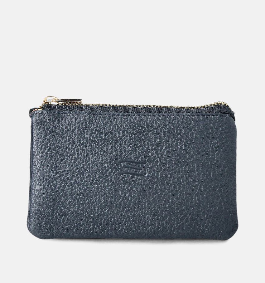 Crinkles Kleine Donkerblauwe Ritsportemonnee