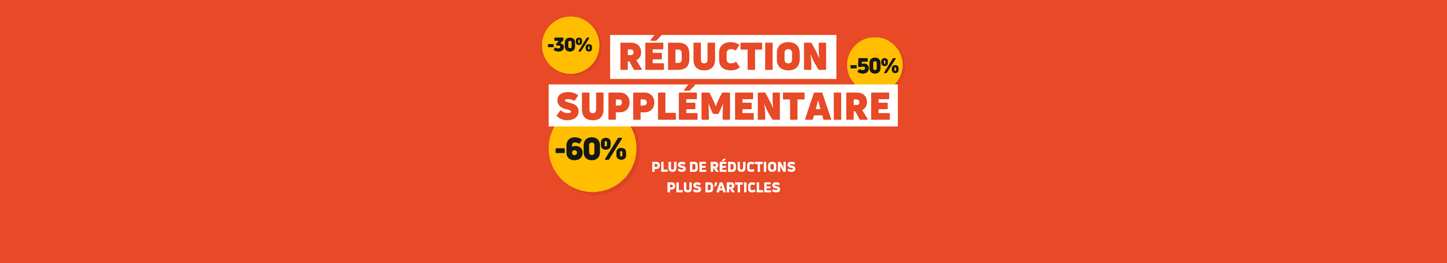 action reductions supplementaires