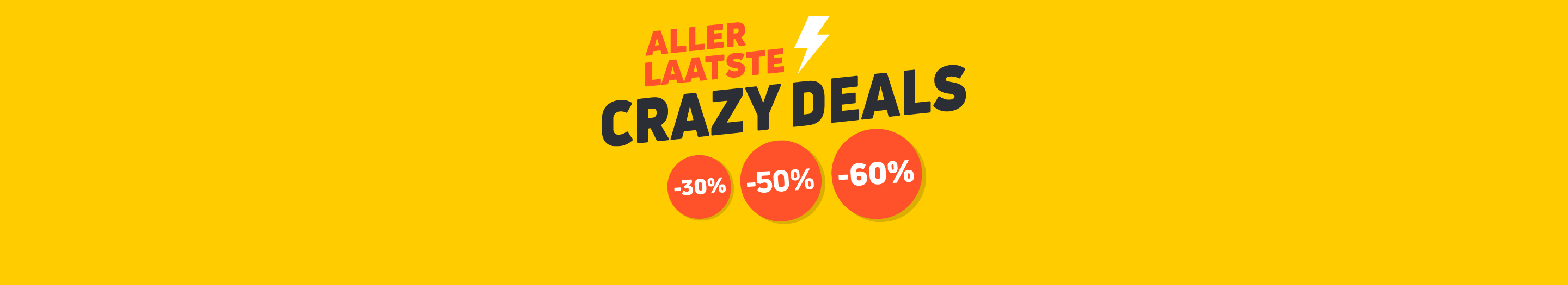 actie aller laatste crazy deals