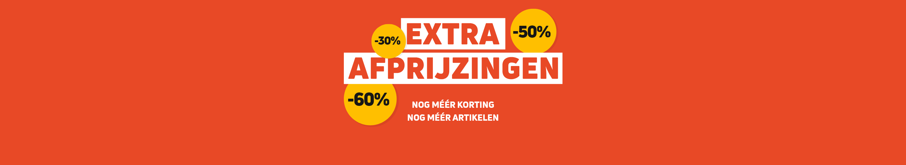 actie extra afprijzingen