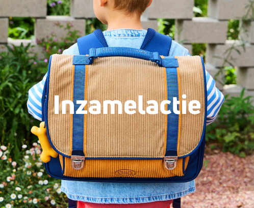 inzamelactie boekentassen