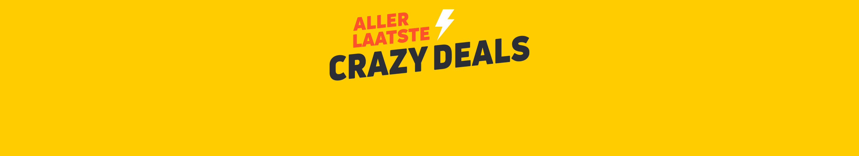 actie aller laatste crazy deals