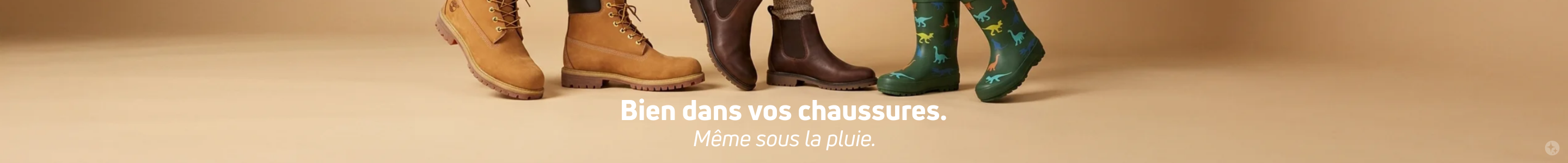 Chaussures imperm&eacute;ables 