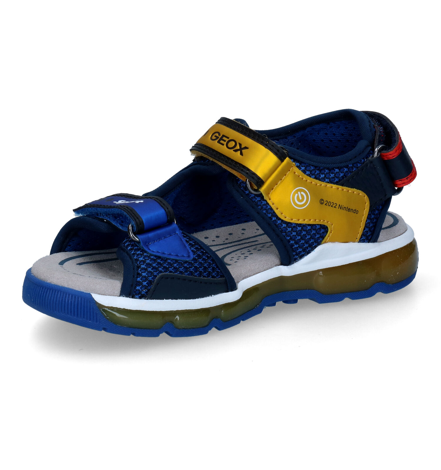 Geox Android Blauwe Sandalen met Lichtjes Jongens Sandalen