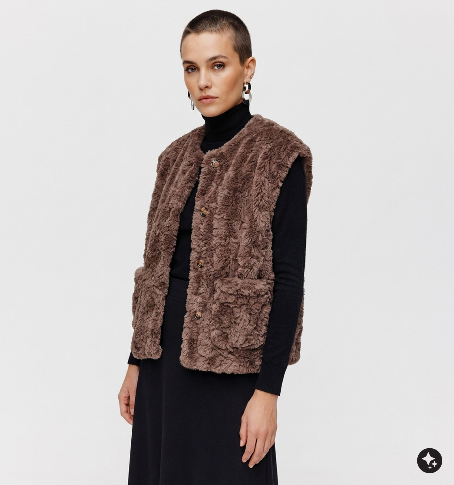 Laurent David Taupe Bodywarmer