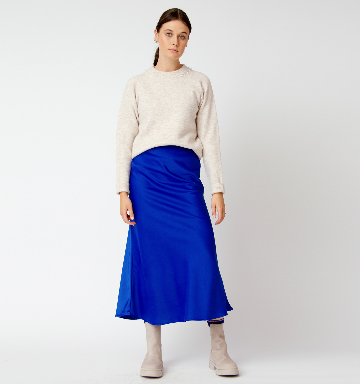 Blauwe rok clearance