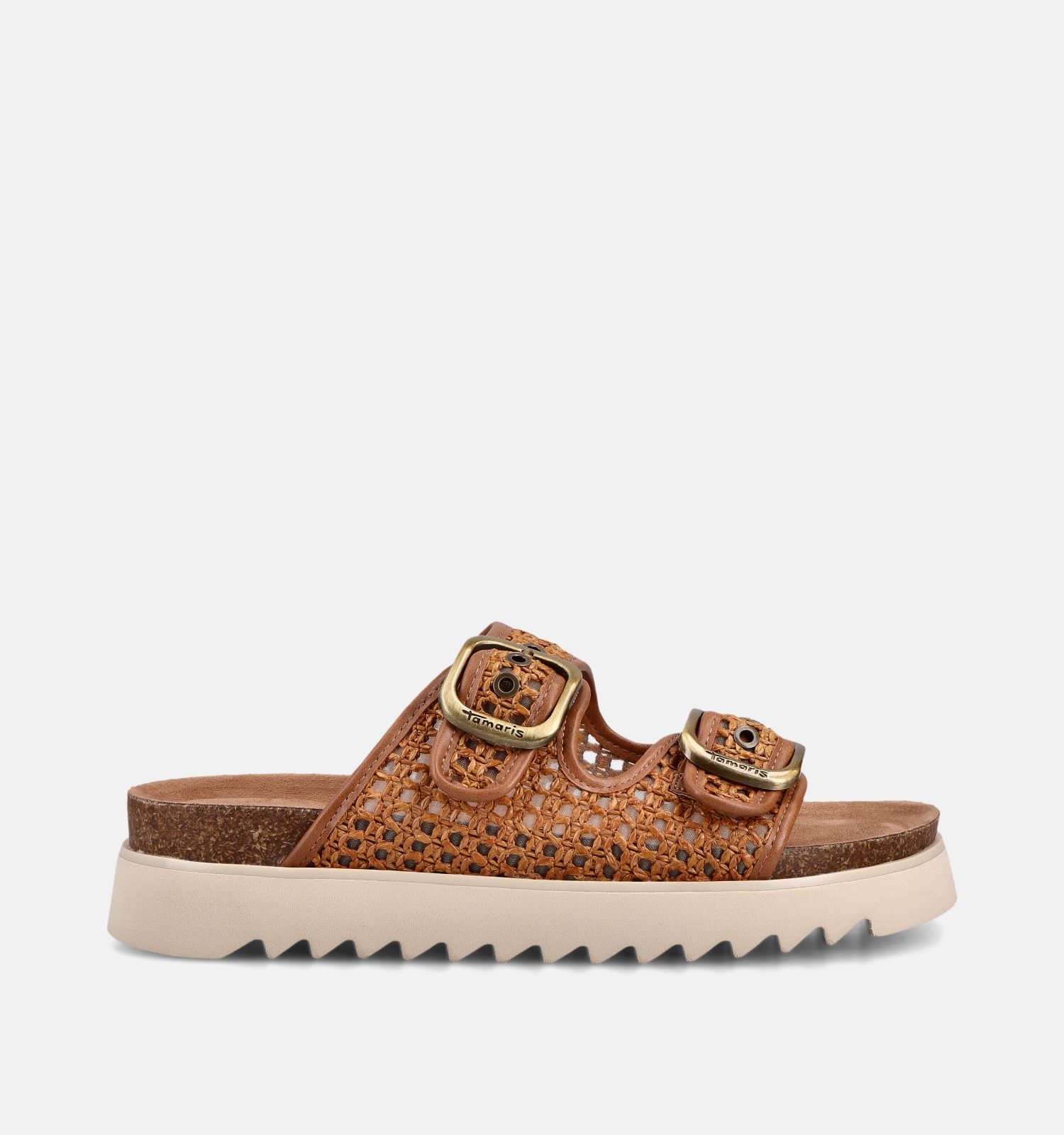 Tamaris Cognac Slippers