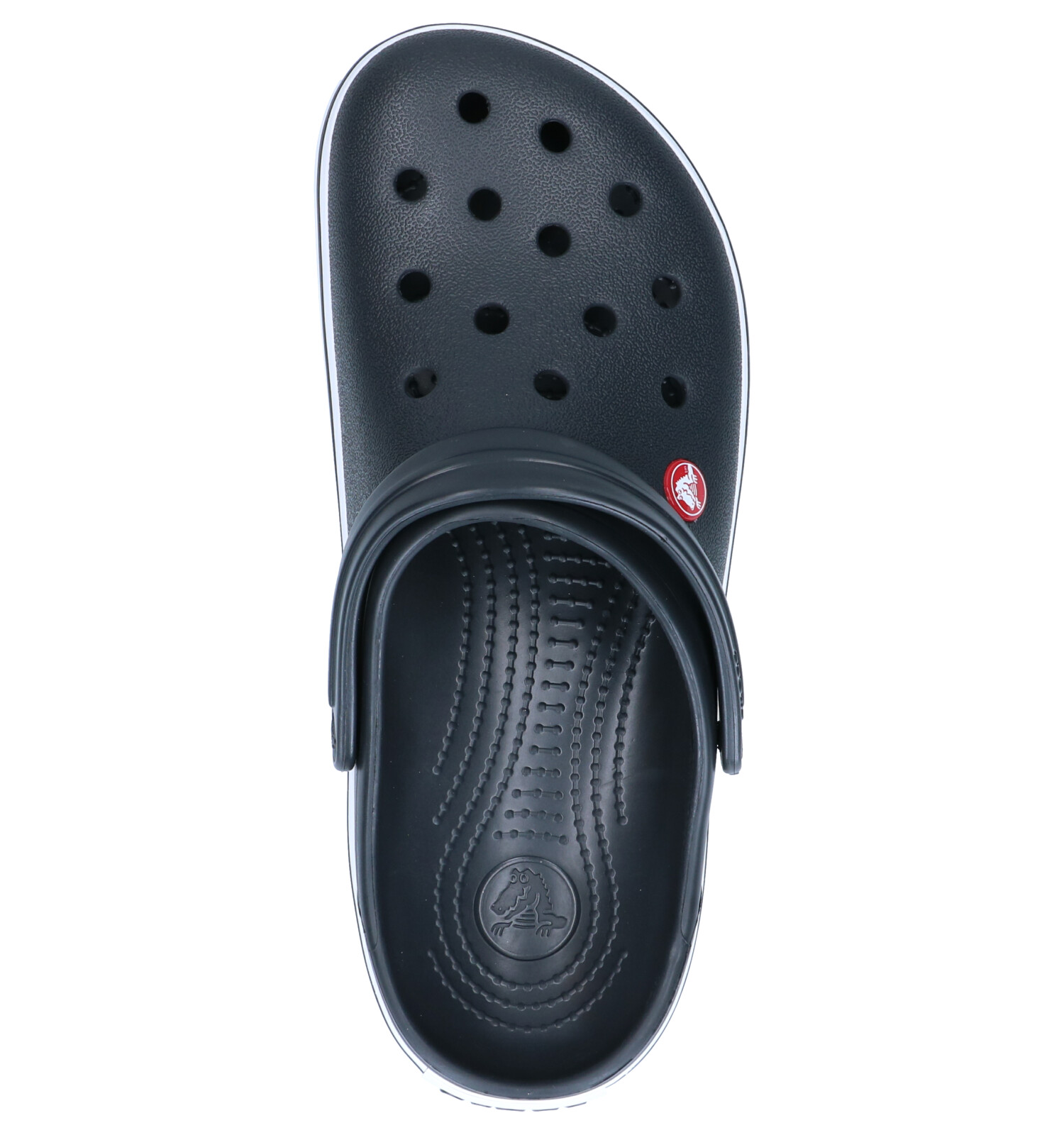 zwarte crocs slippers