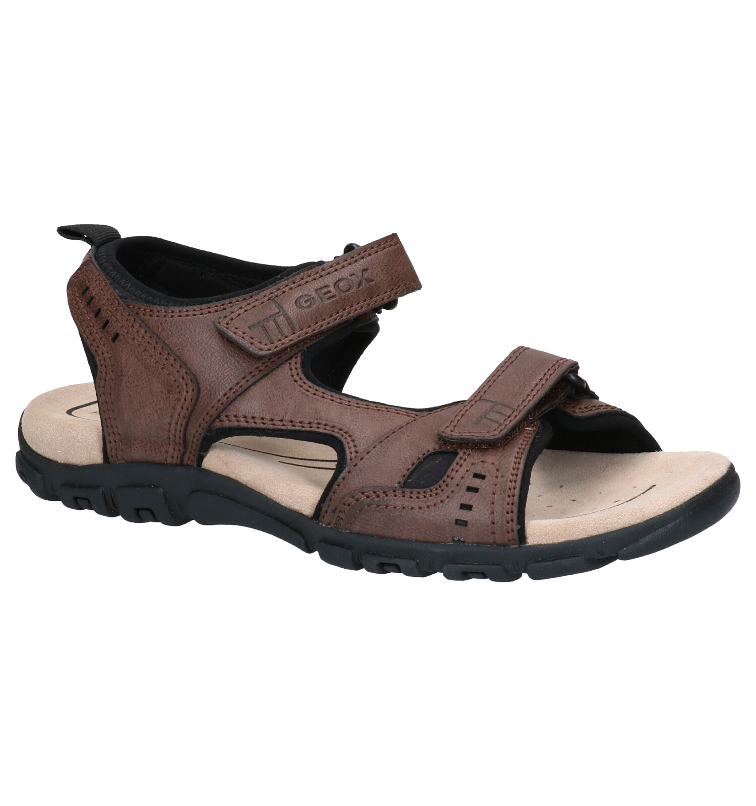 Geox Donkerbruine Sandalen | TORFS.BE | Gratis verzend en retour