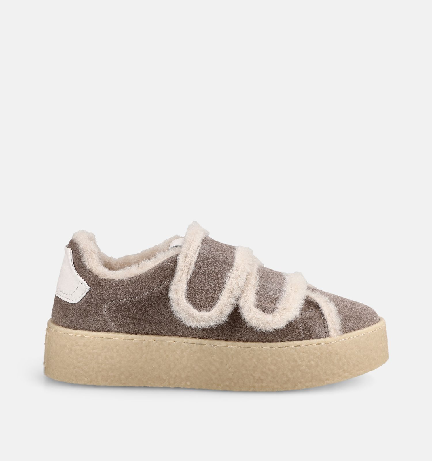 Tamaris Taupe Schoenen met Velcro