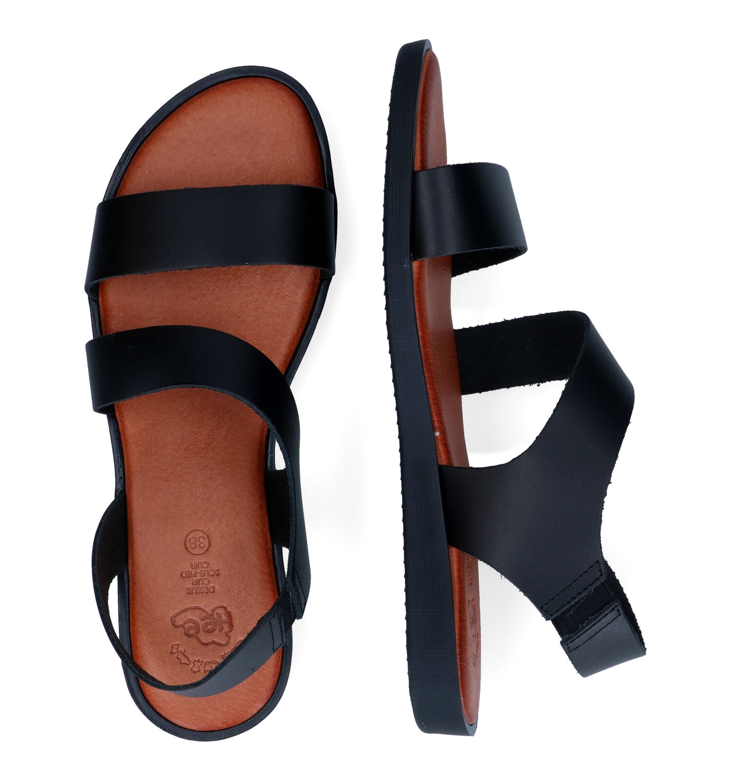 Hee Zwarte Sandalen | TORFS.BE | Gratis verzend en retour