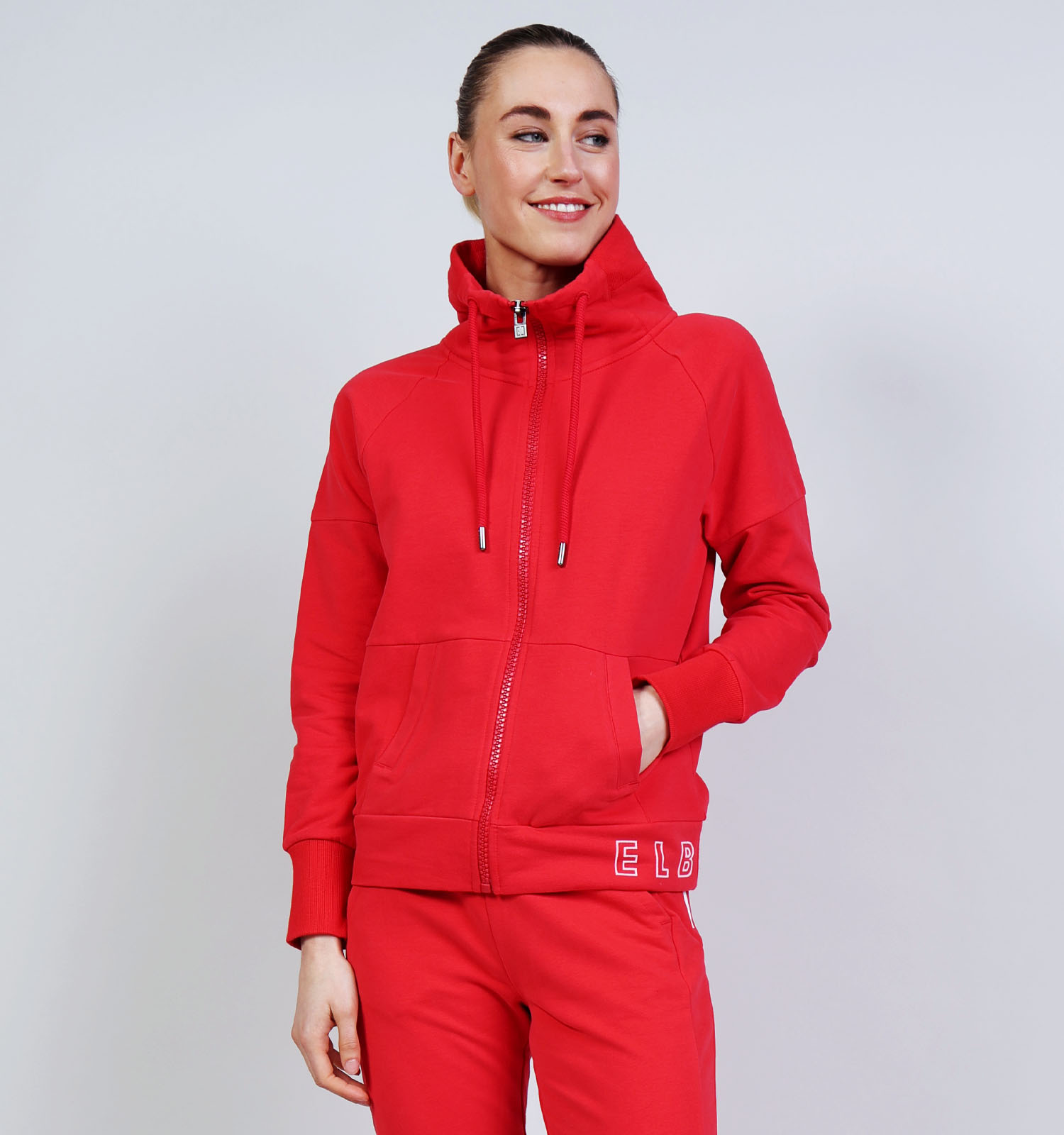 Elbsand Aina Sweatshirt en Rouge