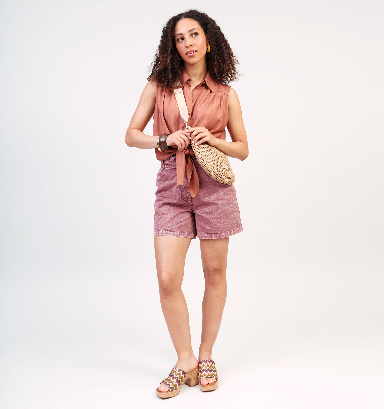Birkenstock Oranje Sandalen met Suède Rand Kurk Zool Orange Dames Birkenstock Oranje Sandalen met Suède Rand Kurk Zool Orange Dames