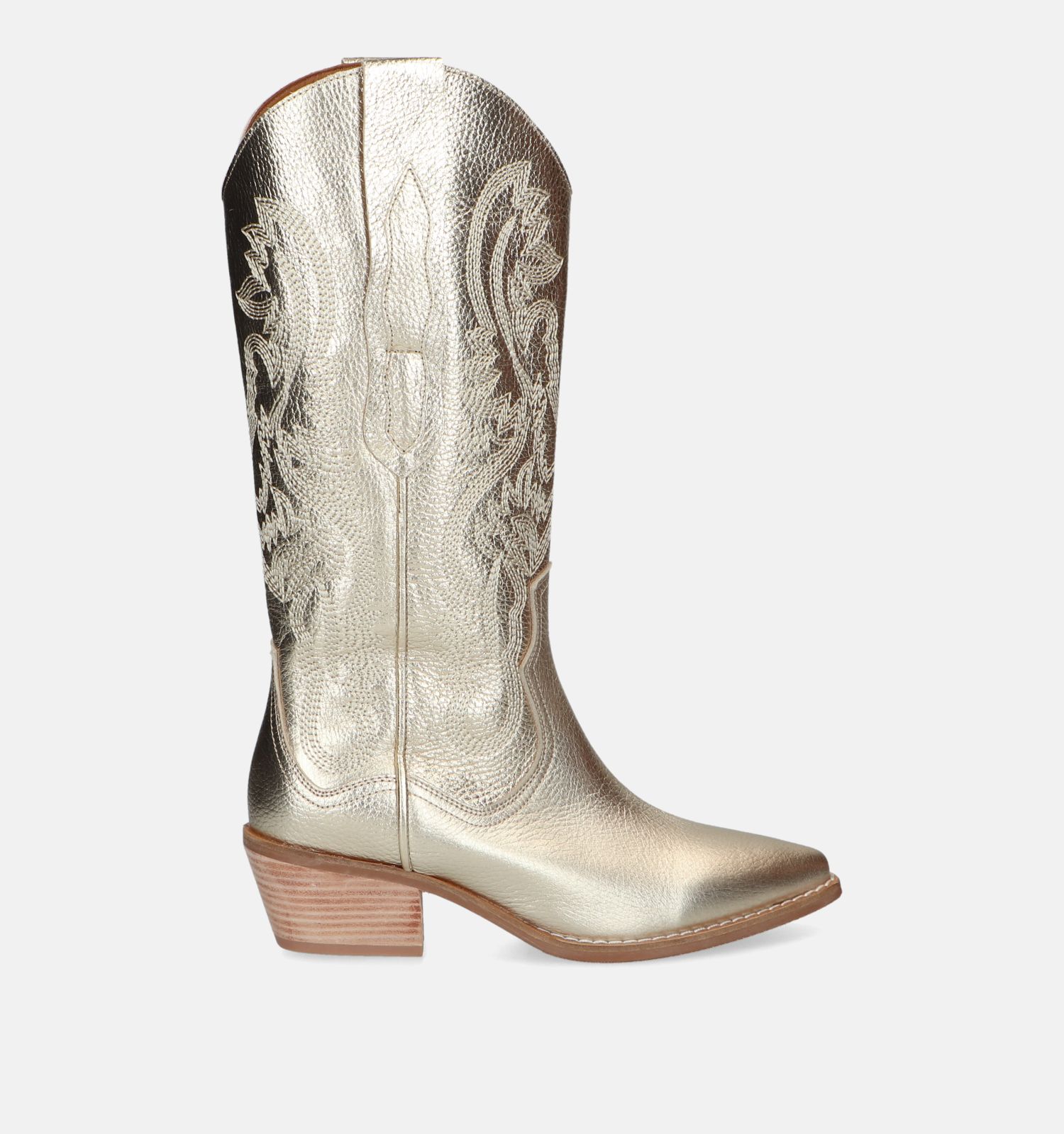 Babouche Gouden Cowboy Boots Dames Boots Laarzen Online op TORFS.BE