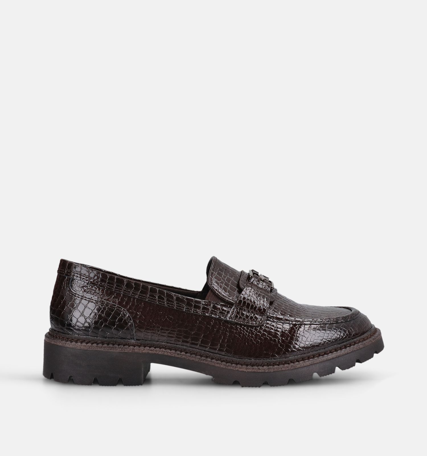 Tamaris Chaussures plates en Brun foncé