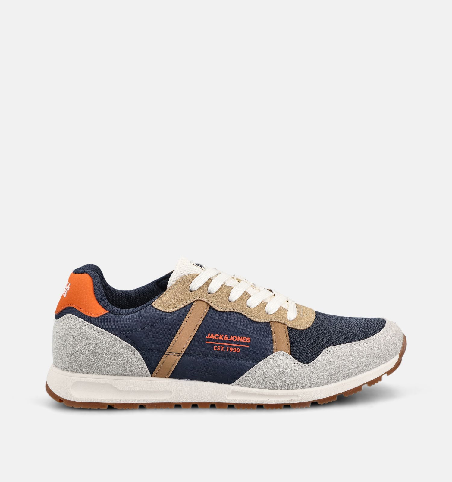 Jack & Jones Harrow Mesh Donkerblauwe Sneakers