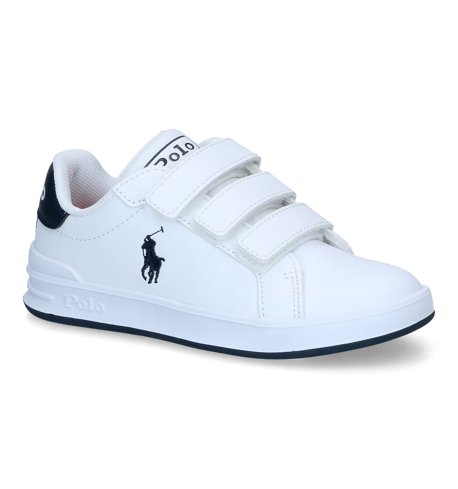 Huis pijp koolhydraat Polo Ralph Lauren Heritage Witte Velcroschoenen | Jongens Lage schoenen