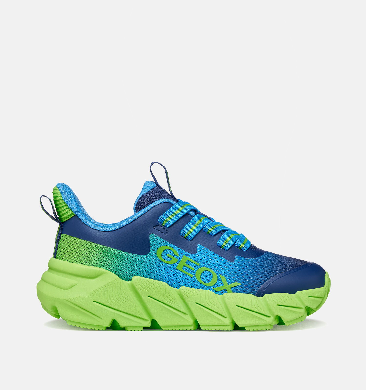 Geox Flextyper Baskets basses en Bleu foncé