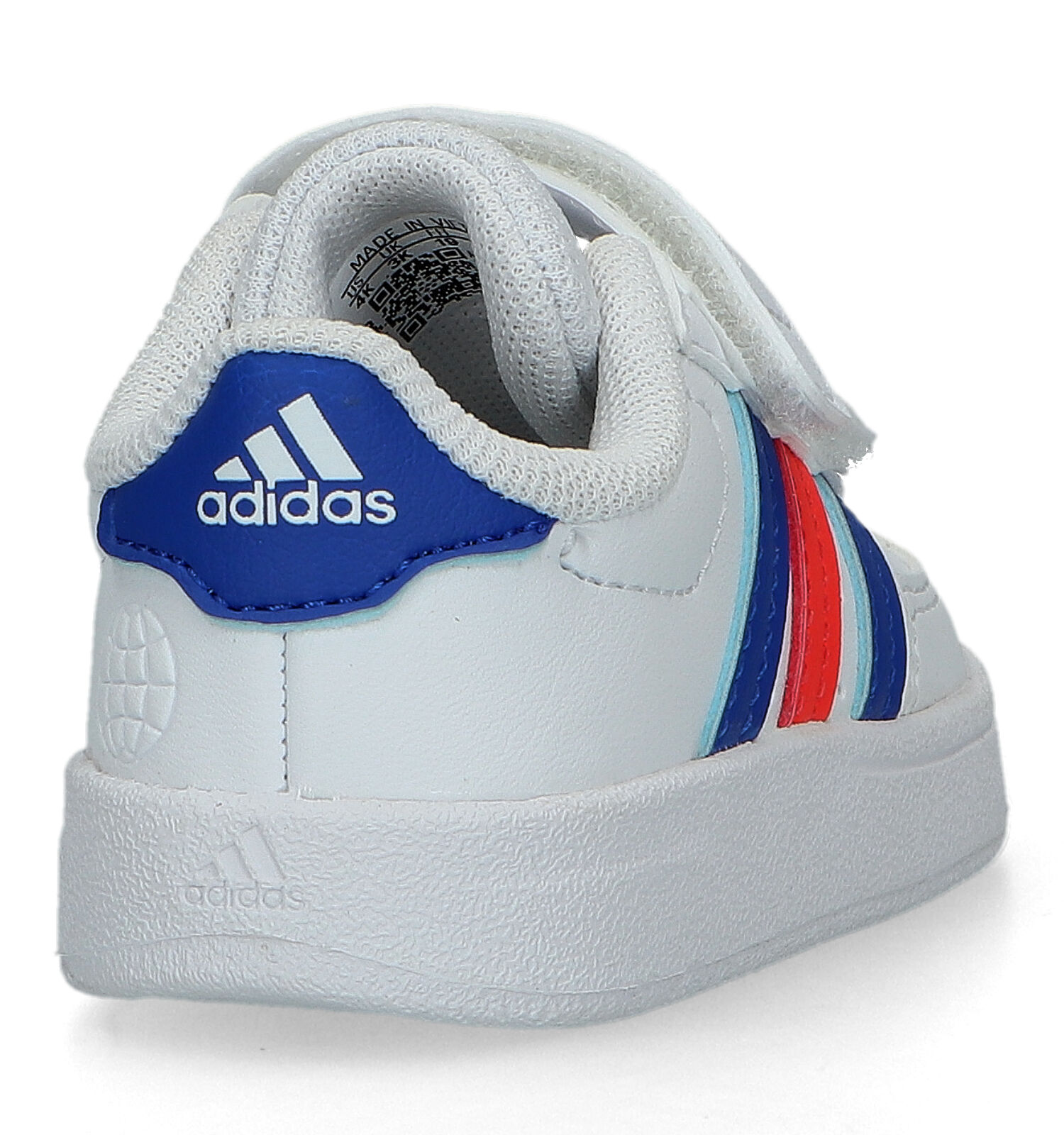 CHAUSSURES BREAKNET ADIDAS BEBE BLANC BLEU ROUGE ADIDAS