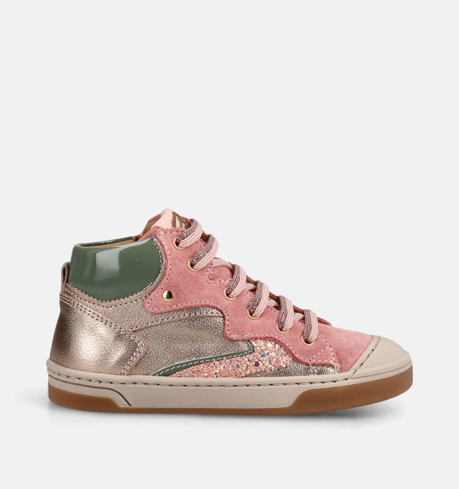 STONES and BONES Dalis Boots à lacets en Rose