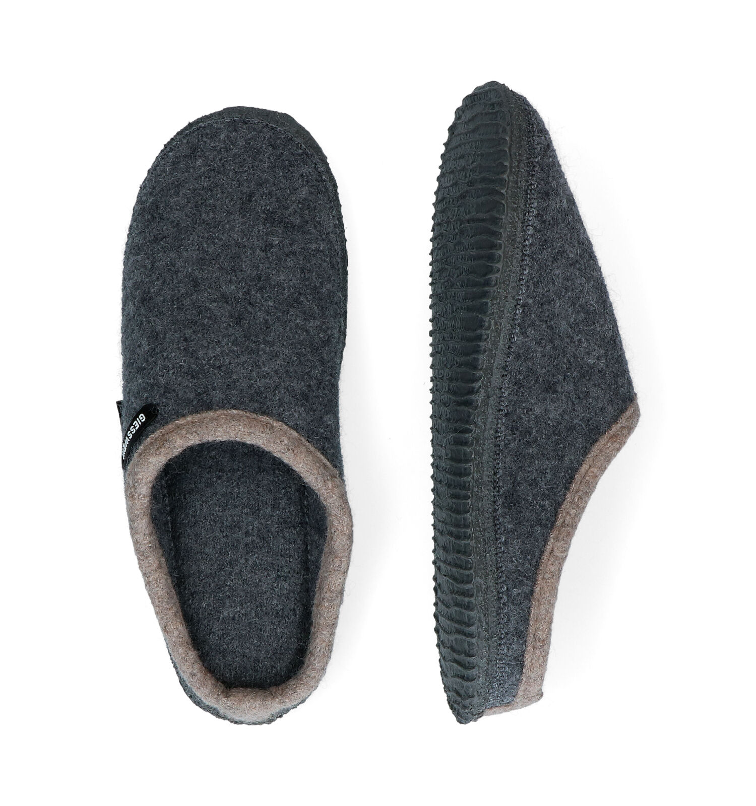 Giesswein Dannheim Grijze Pantoffels | TORFS.BE | Gratis verzend en retour
