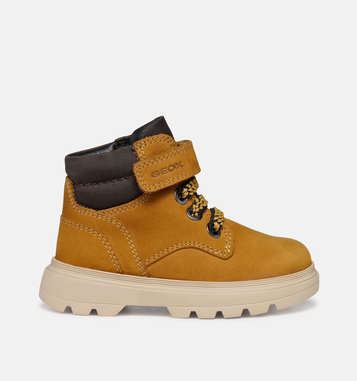 Geox Kiddartah Camel Boots