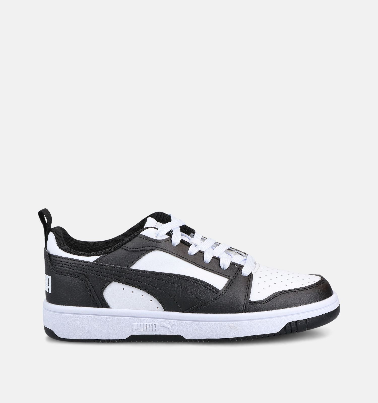 Puma Rebound V6 Witte/Zwarte Sneakers