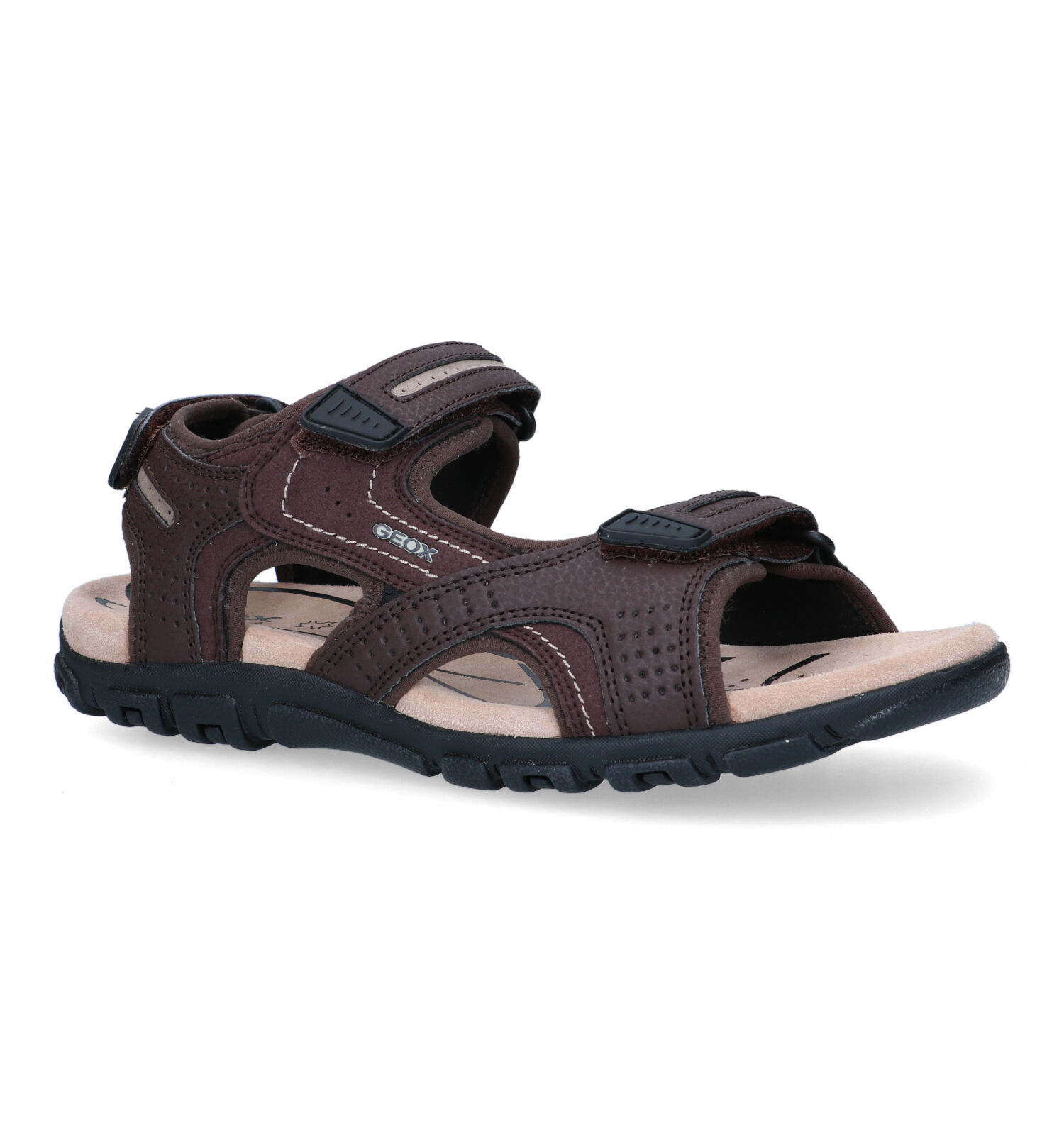 dood Sada schoonmaken Geox Strada Bruine Sandalen | Heren Sandalen