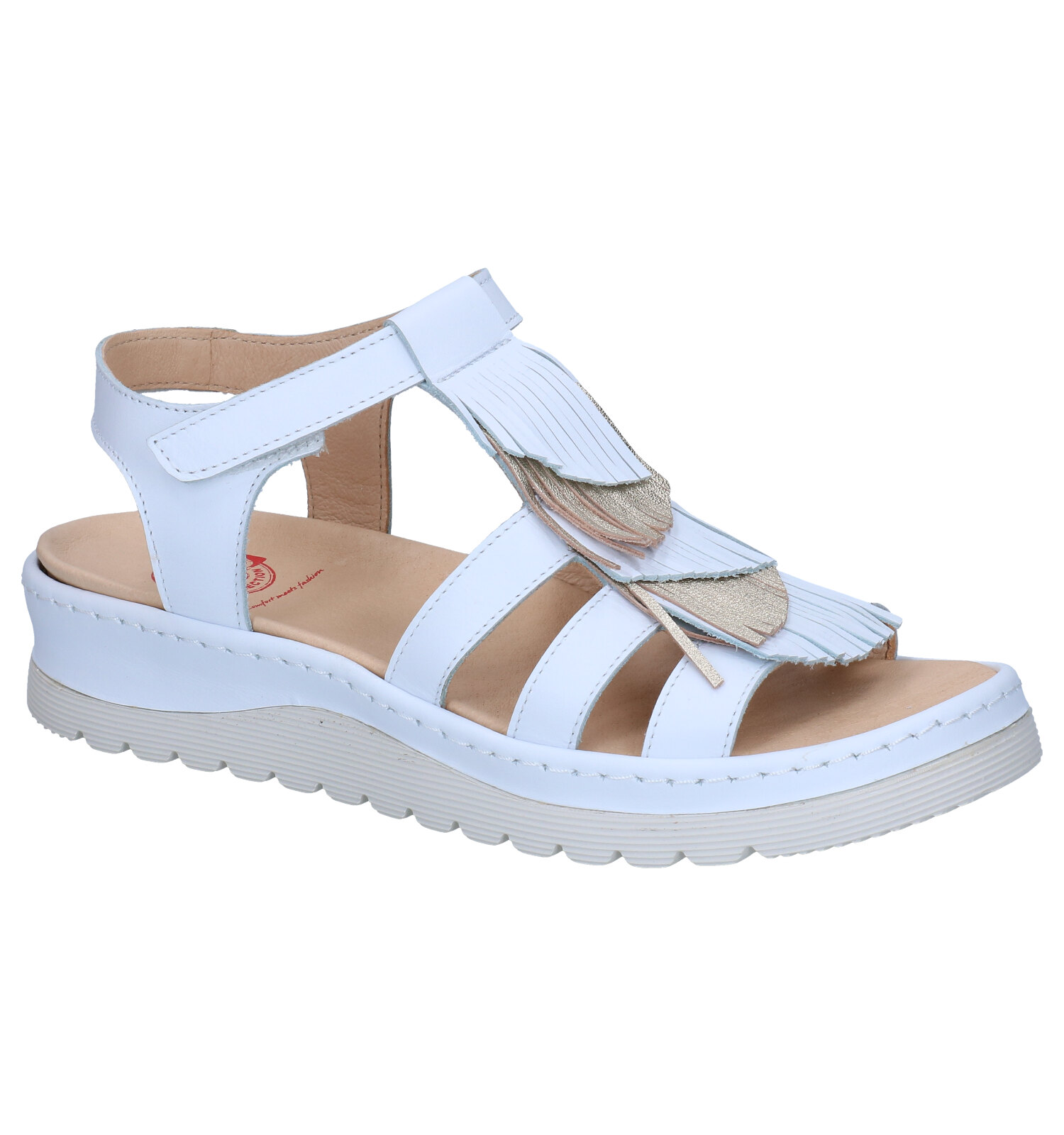 Brako Anatomics Witte Sandalen | TORFS.BE | Gratis verzend en retour