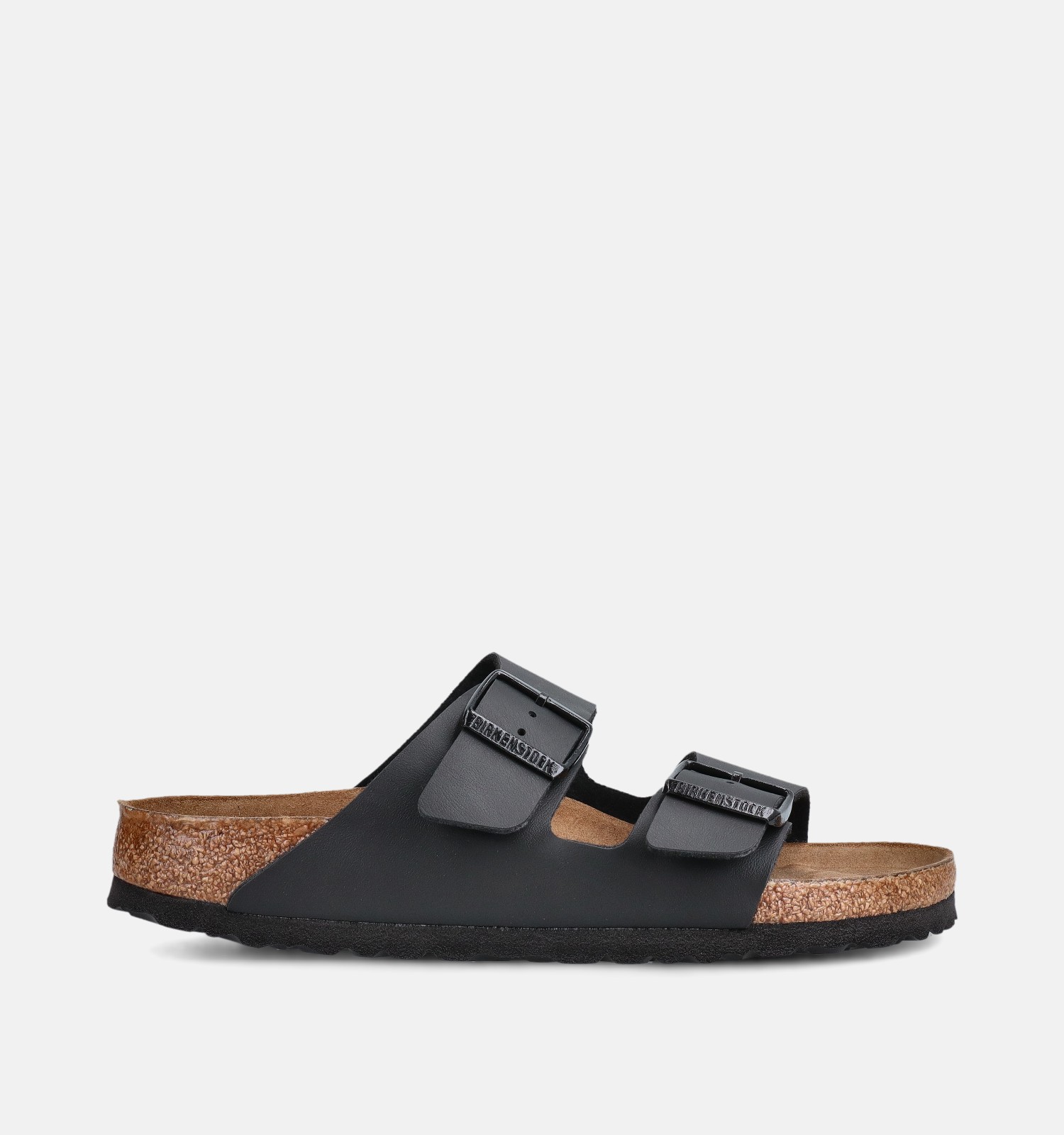 Birkenstock Arizona Soft Footbed Nu-pieds en Noir
