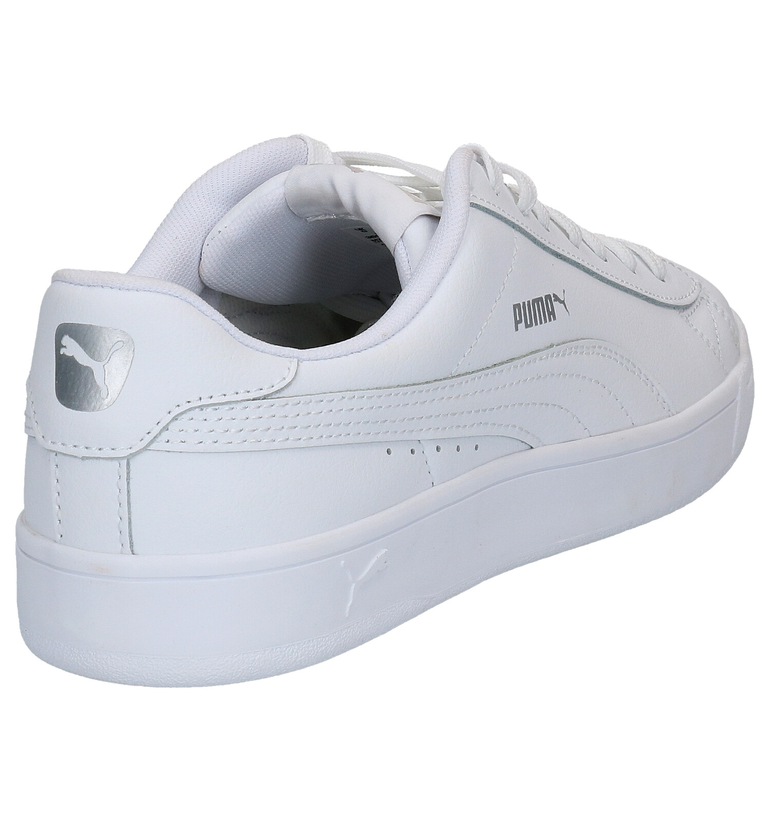 puma breaker leather all white
