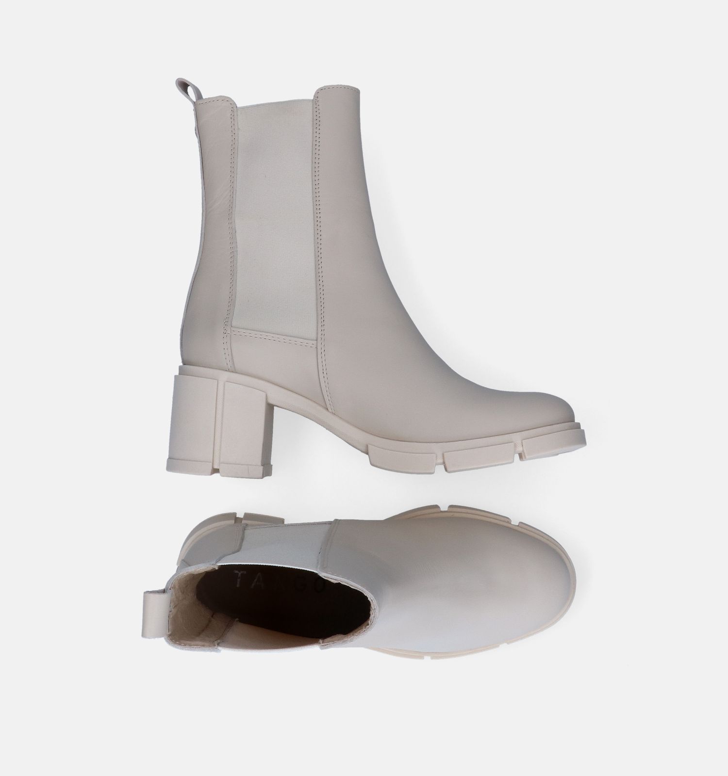 Tango Romy Beige Chelsea Boots Dames Enkellaarsjes | TORFS.BE