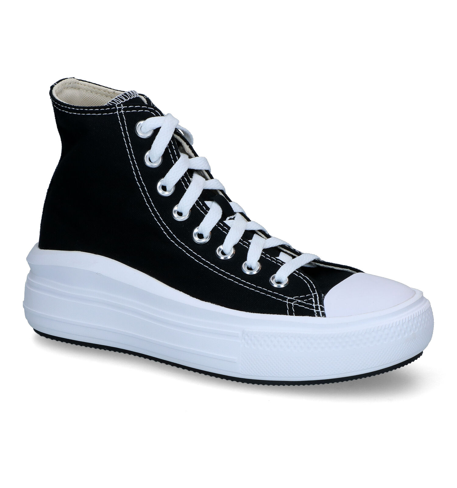 Convers Chuck Taylor All Star Move Platform Zwarte Sneakers Dames Sneakers Online op TORFS.BE