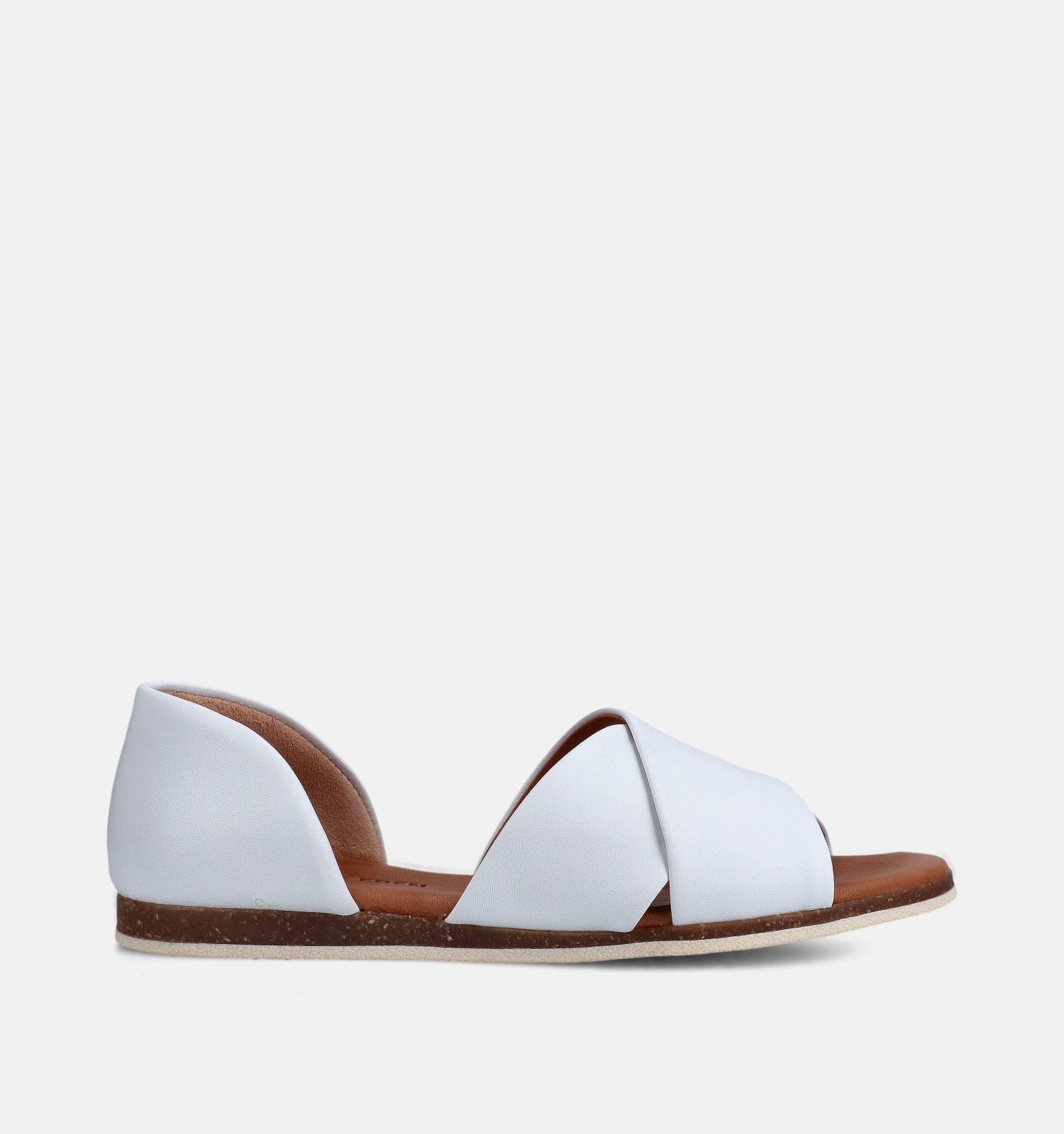 Apple of Eden Chuisi Sandales plates en Écru