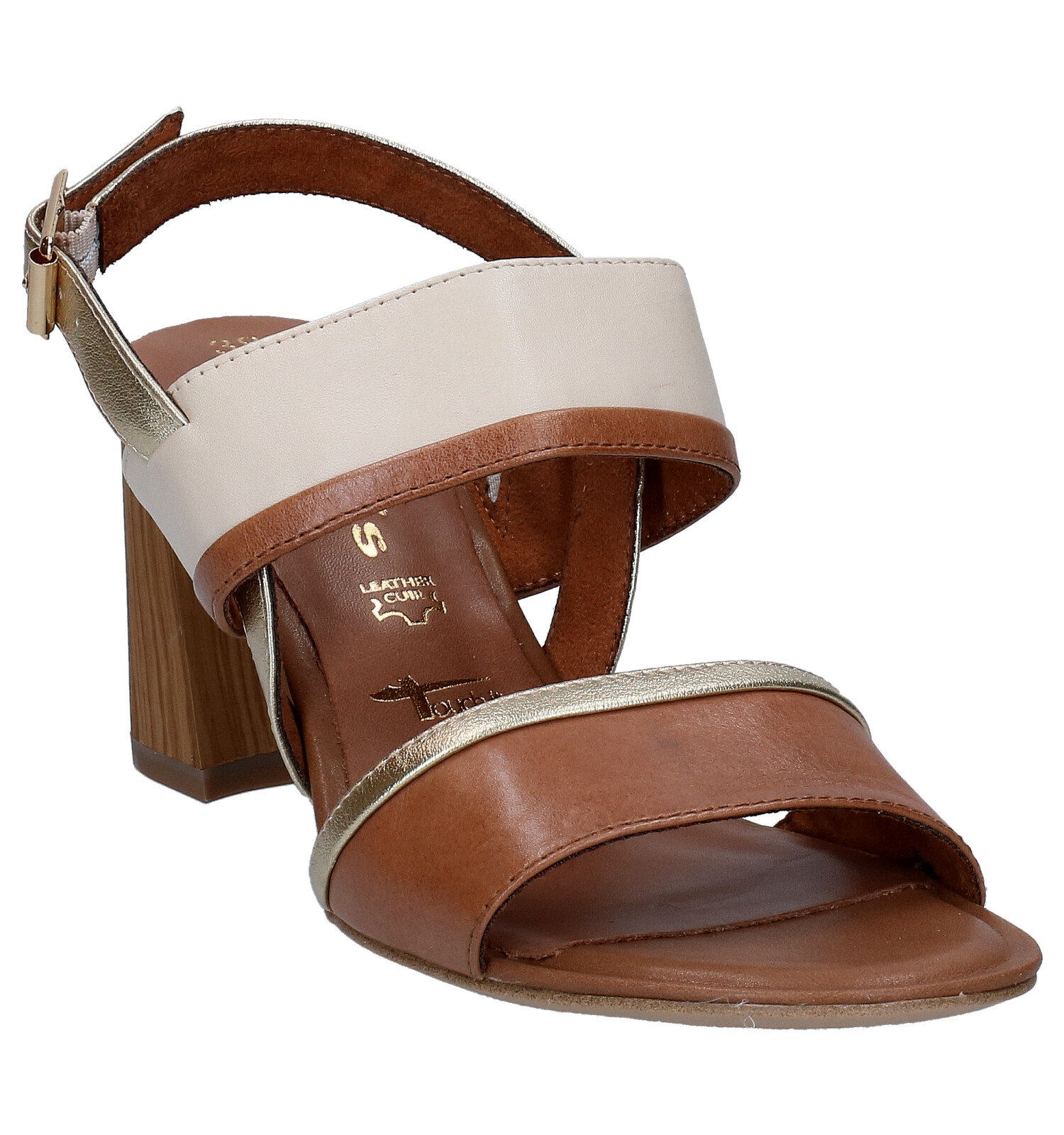 Tamaris Touch it Cognac Sandalen | TORFS.BE | Gratis verzend en retour