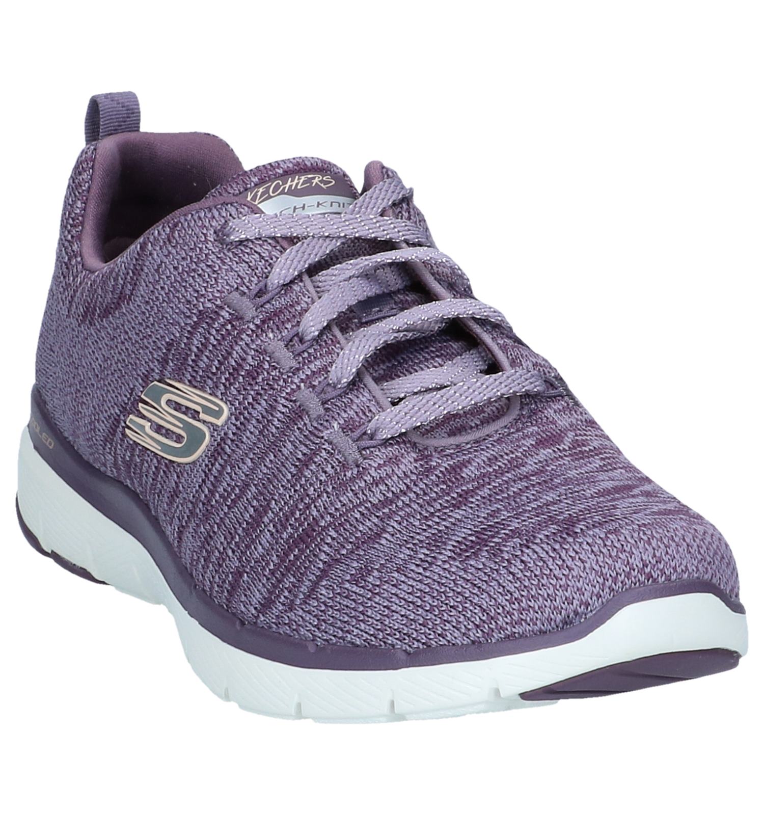 skechers memory foam femme violet