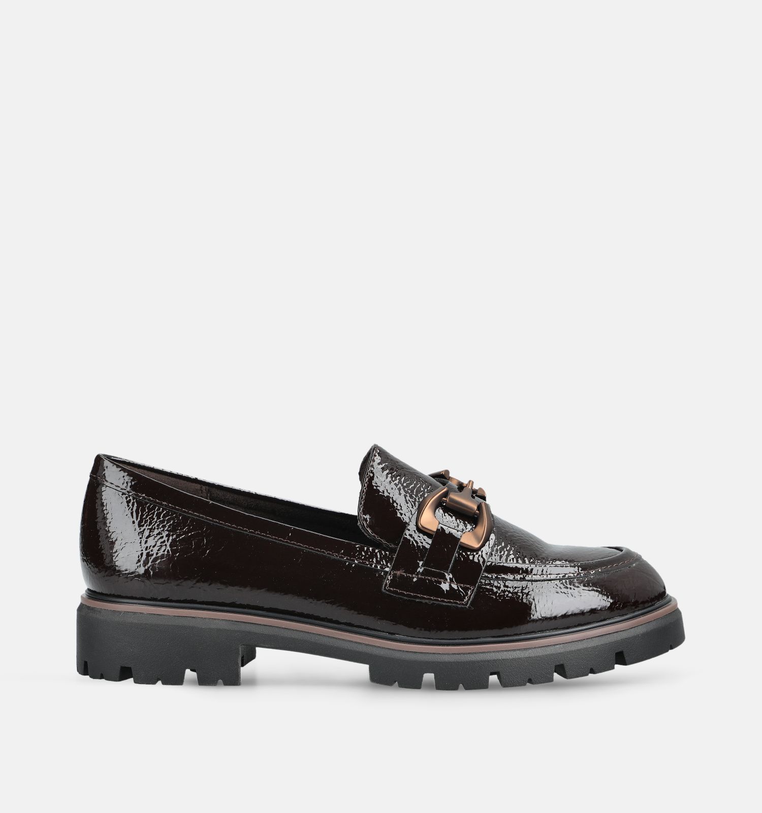 Marco Tozzi Chaussures plates en Brun foncé