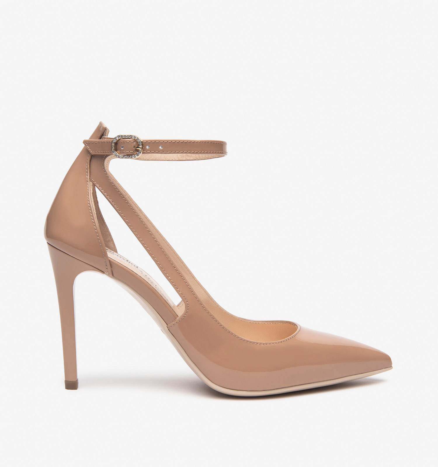 NeroGiardini Beige Pumps met bandje
