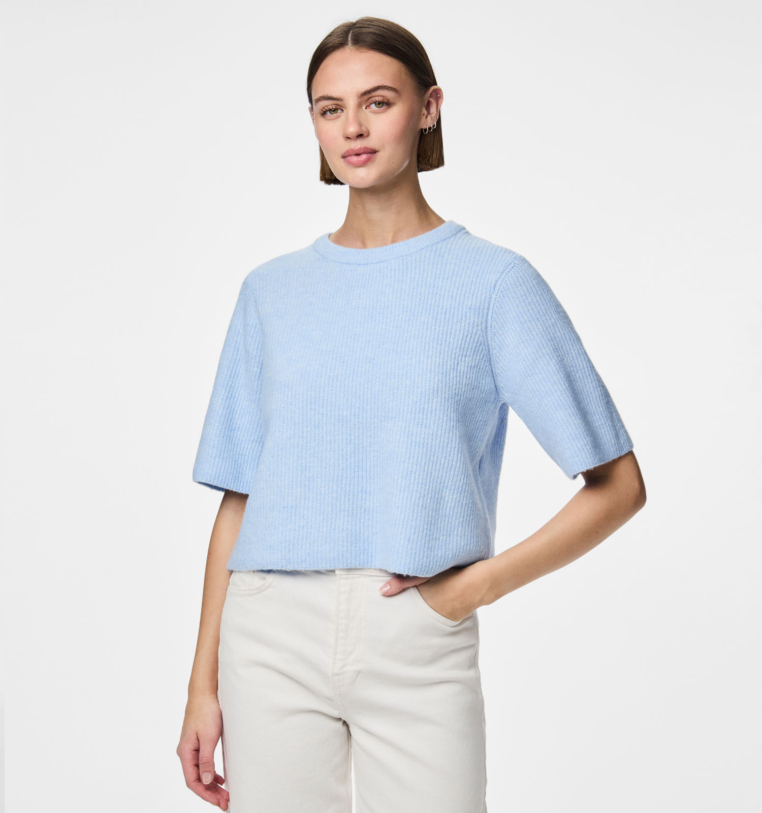 Pieces Silly SS Pull en Bleu