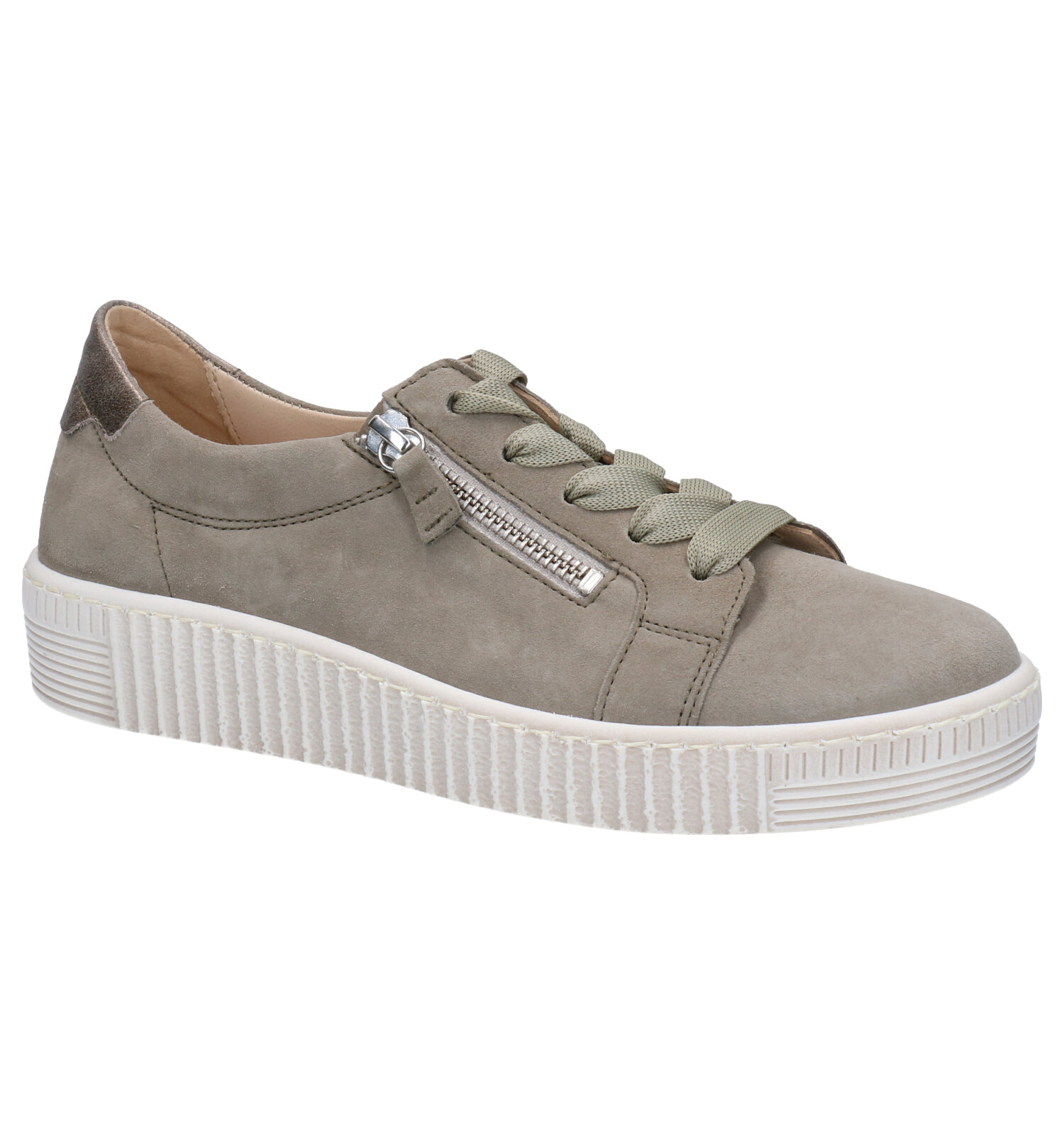 Gabor Best Fitting Sneakers en Taupe TORFS.BE Livraison et retour