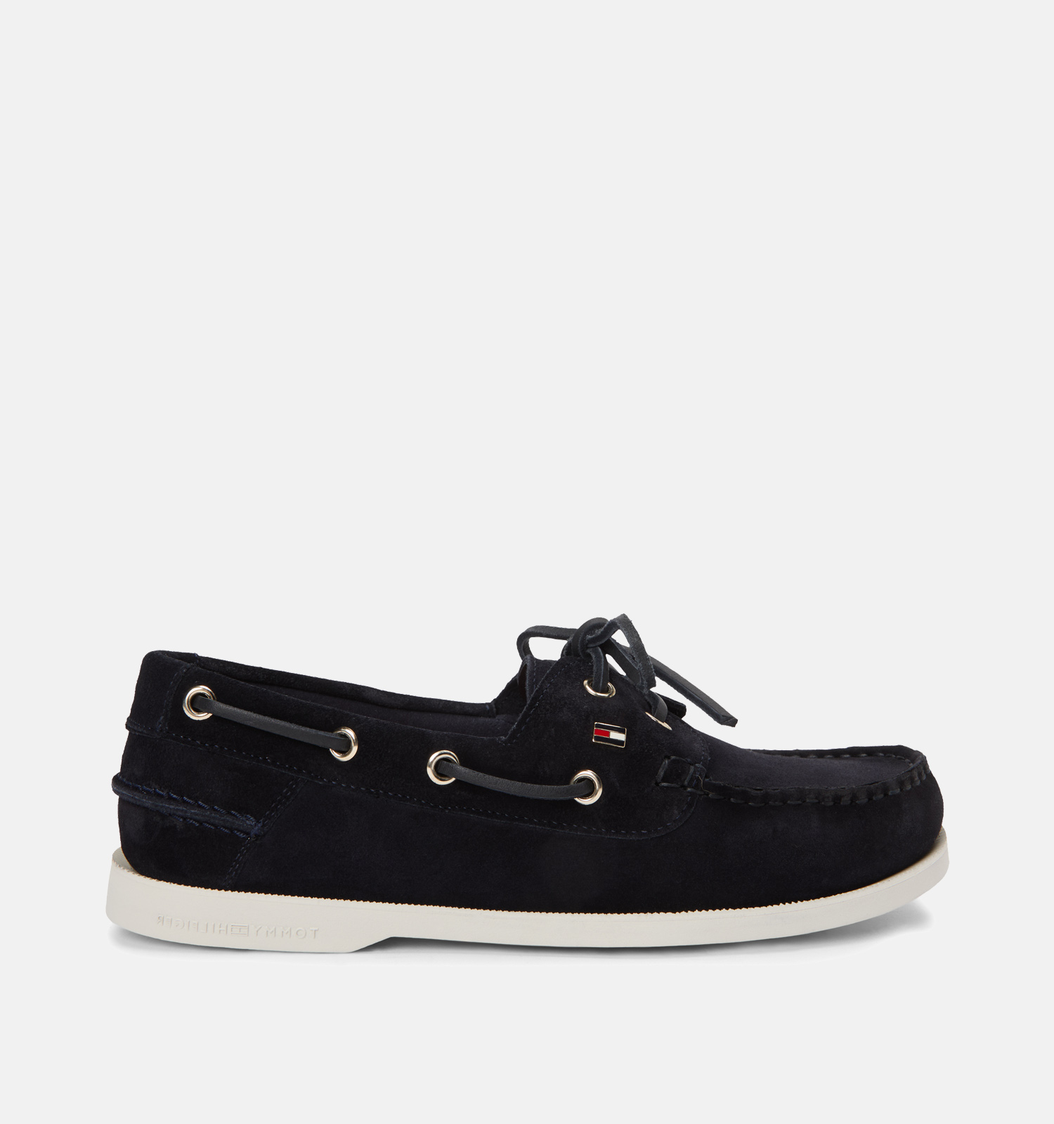 Tommy Hilfiger Chaussures bateau en Bleu foncé