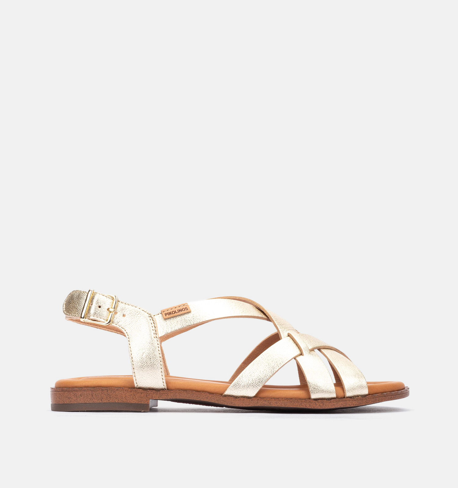 Pikolinos Algar Sandales plates en Or