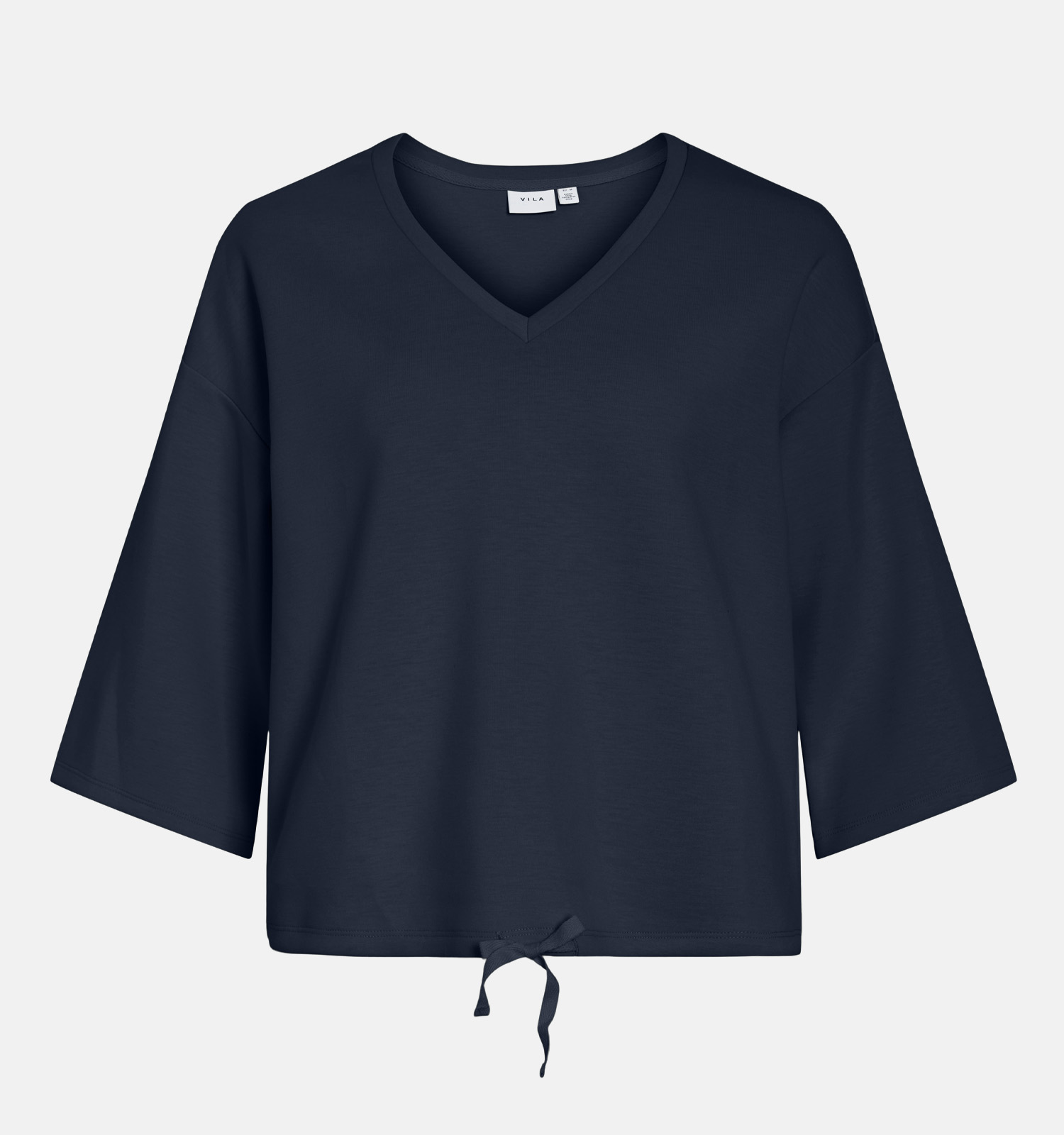 Vila Reflect V-Neck Donkerblauwe Blouse