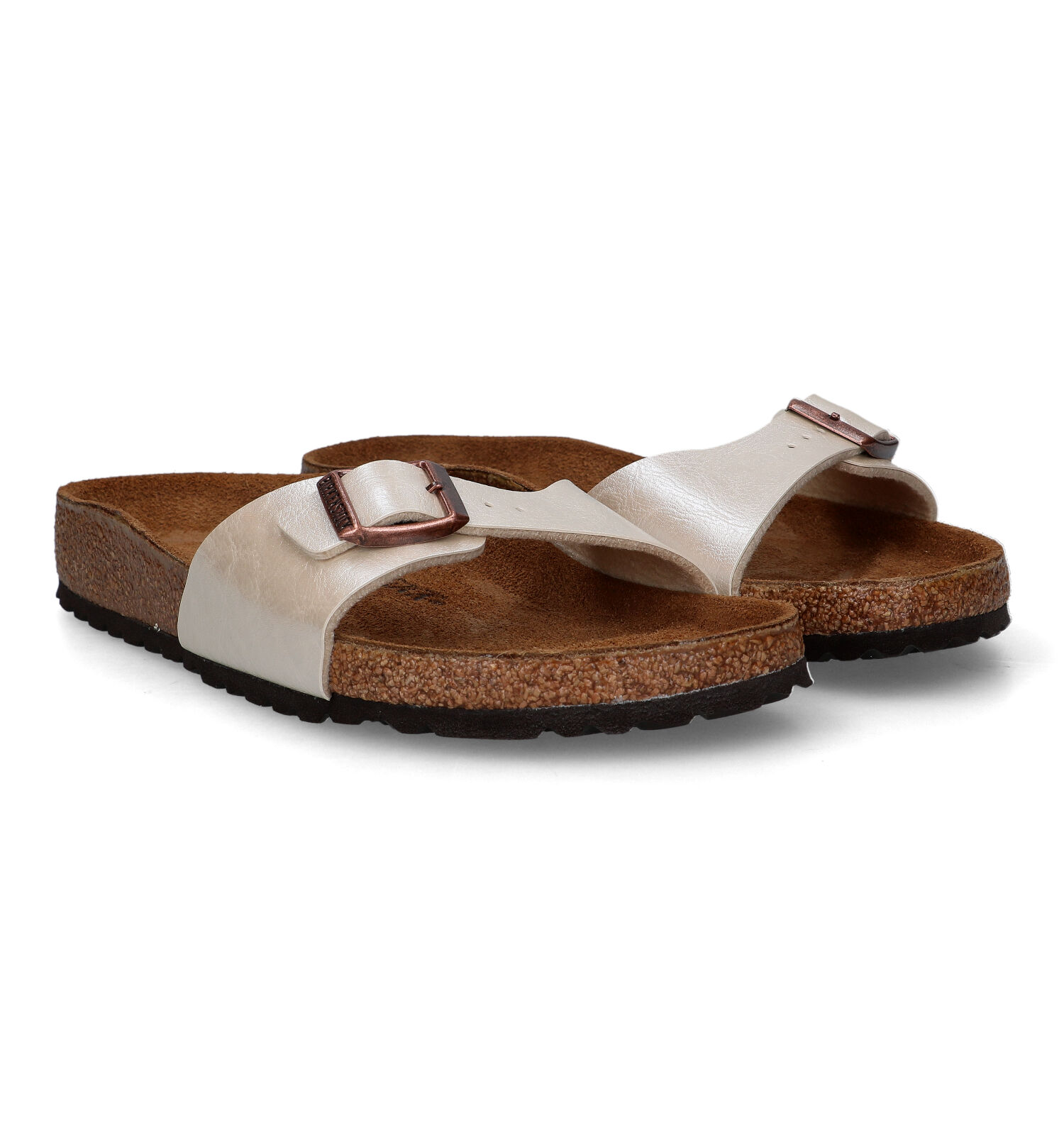 Birkenstock Madrid Beige Slippers | Dames Slippers