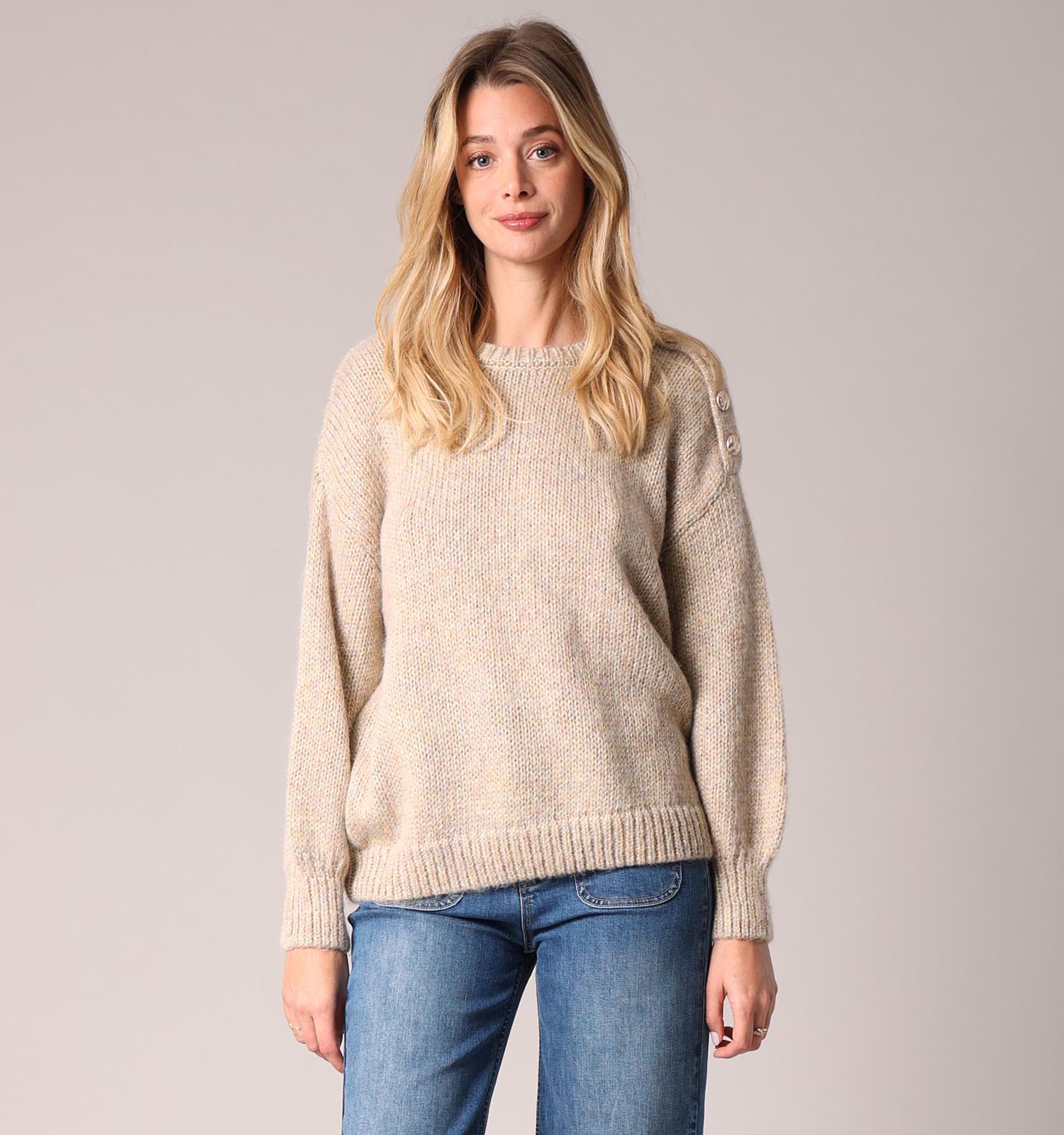 Deeluxe Original Mani Lichtbeige Trui