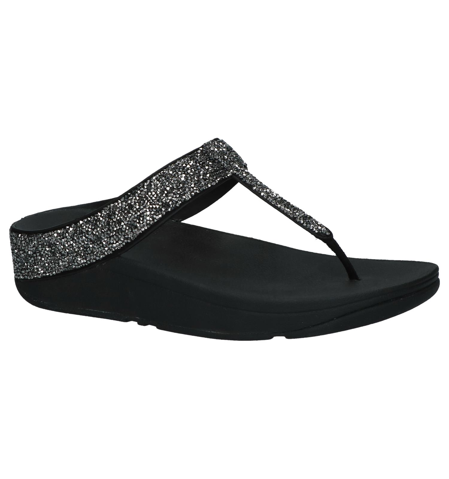 slippers met steentjes