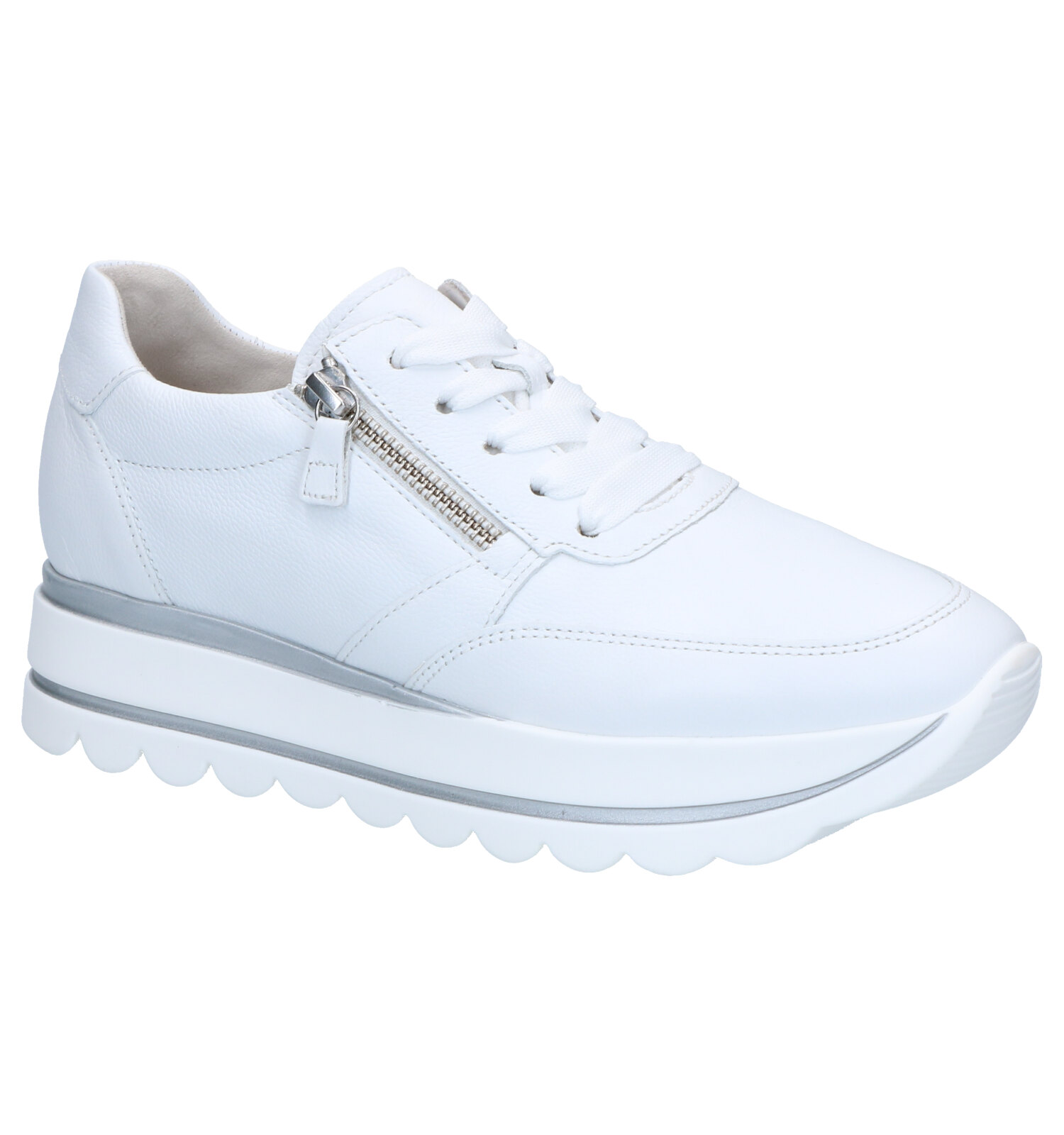 Gabor Best Fitting Witte Sneakers Dames Sneakers,Lage schoenen